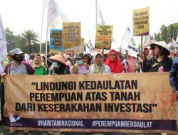 Peringati HTN Petani Turun ke Jalan Tolak Perampasan Tanah