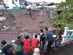 Talud Longsor, 4 Rumah di Candisari Semarang Terendam Aliran Sungai