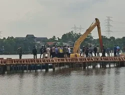Proyek Bangunan Liar di Situ 7 Muara Depok Selesai Dibongkar
