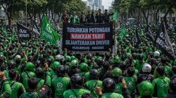 Demo Ojol di Surabaya Ini 3 Tuntutannya ke Pemprov Jatim