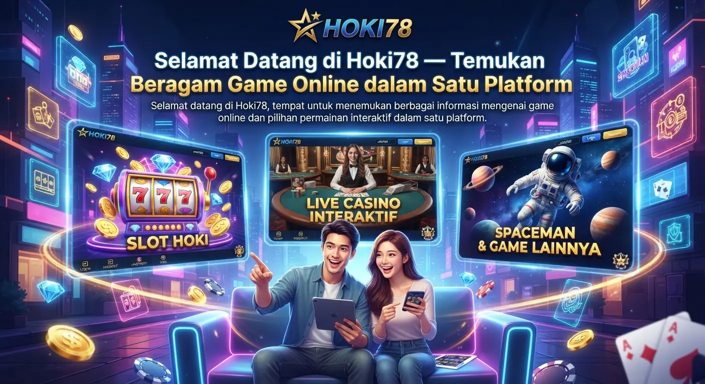 Selamat Datang di Hoki78 — Temukan Beragam Game Online dalam Satu Platform
